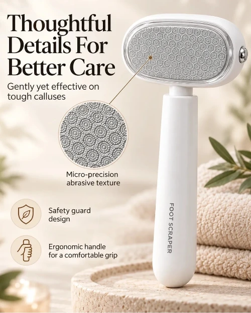 The Heel Eraser - Guarded Callus Peeler At Home